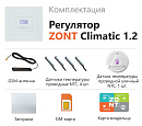 ZONT Climatic 1.2 Погодозависимый автоматический GSM / Wi-Fi регулятор (1 ГВС + 2 прямых/смесительных) с доставкой в Великий Новгород